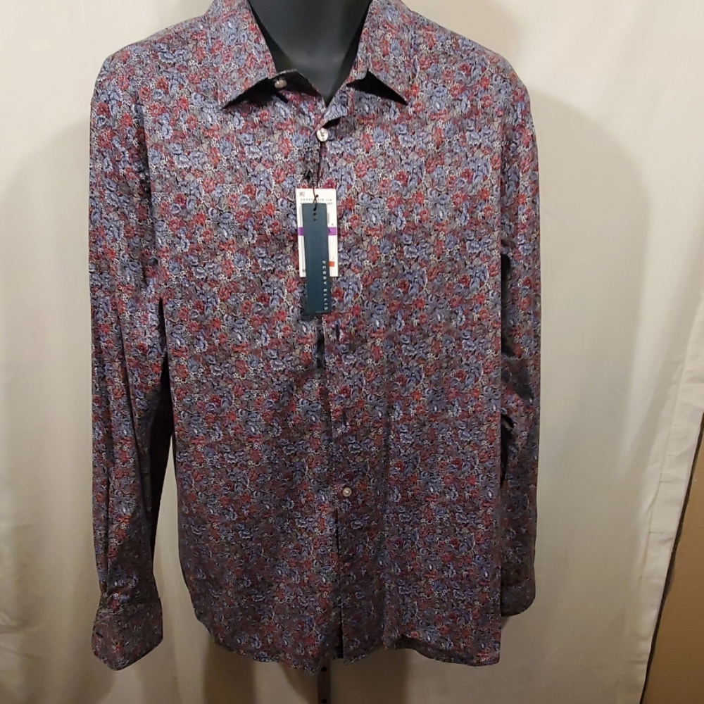Mens slim fit 100% cotton shirt